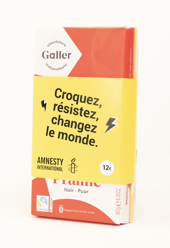 [6911] Chocolat Galler fourrées praliné noir et manon blanc 